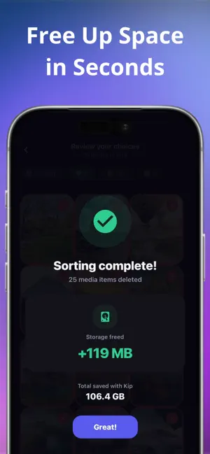 Kip - Just Swipe screenshot 4