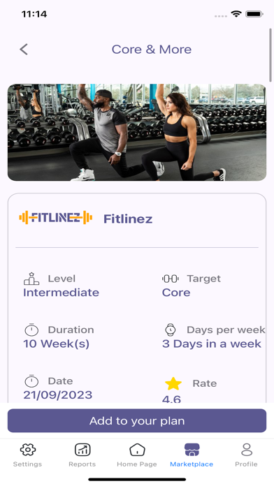 Fitlinez: AI-Powered Fitness Screenshot