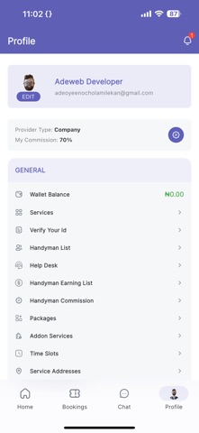 AnyTask: Provider iPhone screenshot