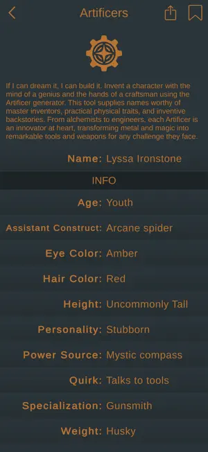Dungeon Roller - RPG Generator screenshot 2