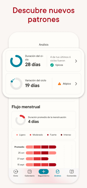 Clue Periodo y Ciclo Menstrual Screenshot
