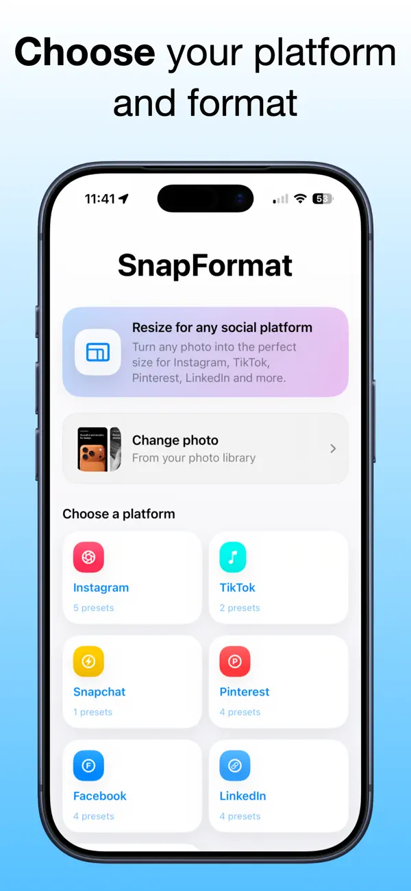 #2. SnapFormat (iOS) Ved: OpsOh LLC