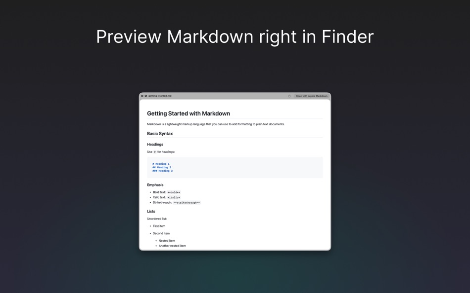 #5. Layerz Markdown (macOS) Με: Layerz Corp.