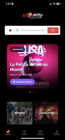 Liv2nite Events Screenshot 1 of 3