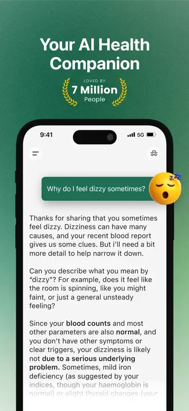 August, Your 24/7 Health AI screenshot 1 of 6