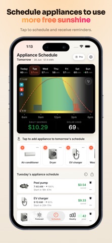 OnSun: Solar Forecast & Save Screenshot 3 of 10