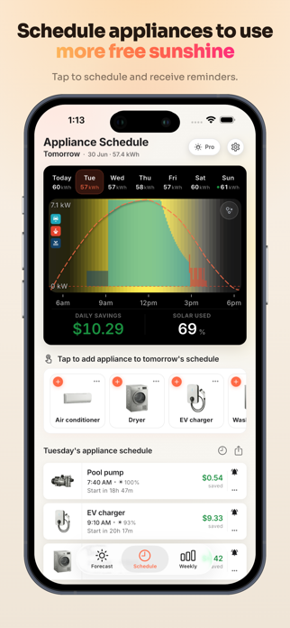OnSun: Solar Forecast & Save Screenshot 3 of 10