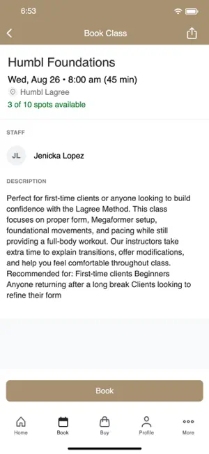 Humbl Lagree screenshot 3