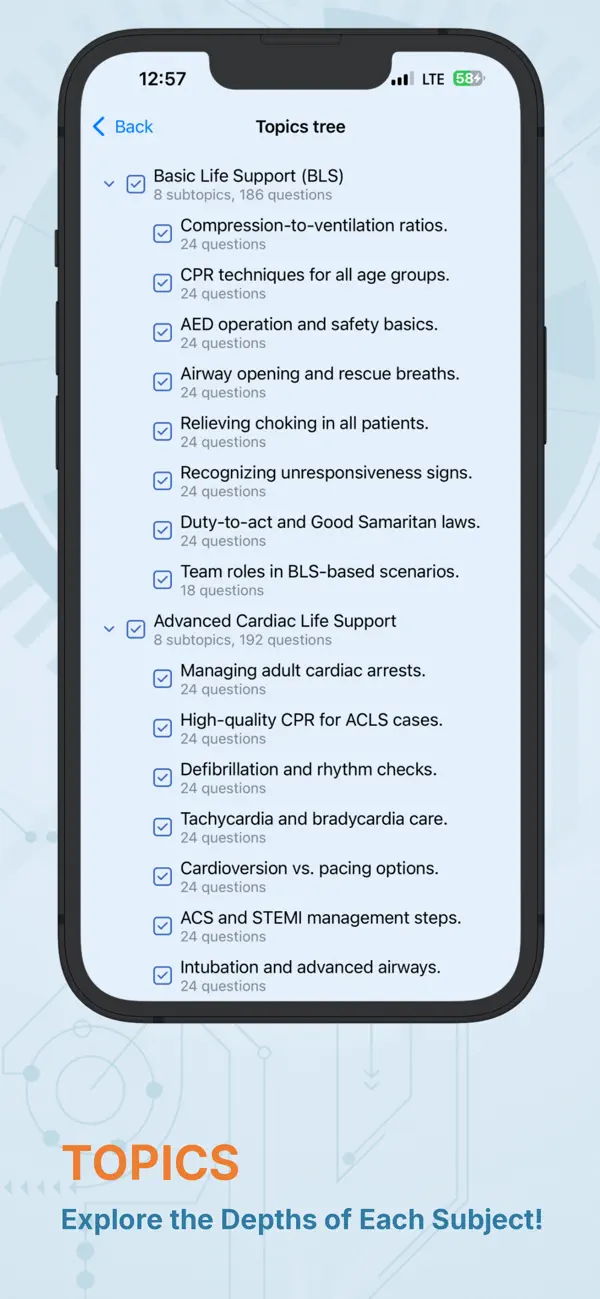 Screenshot #2 pour ACLS PALS BLS Exam Prep
