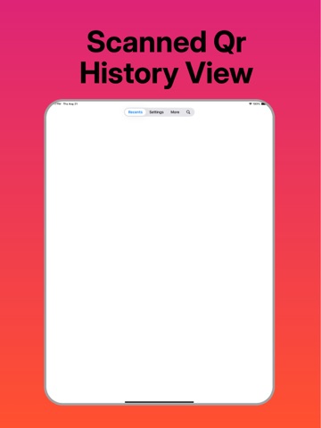 Barcode Reader-scan iPad screenshot
