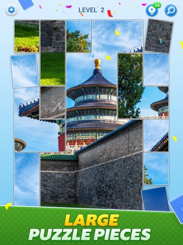 Jigblock Solitaire iPad screenshot