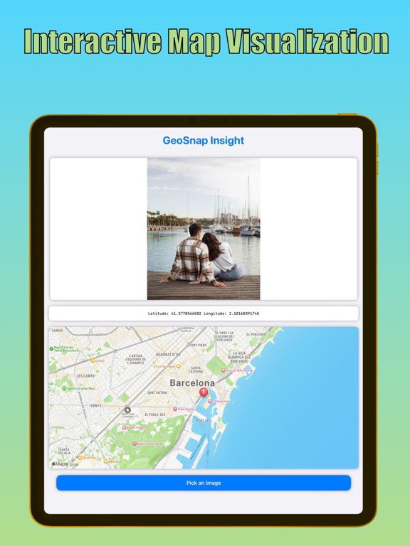 GeoSnap Insight iPad screenshot
