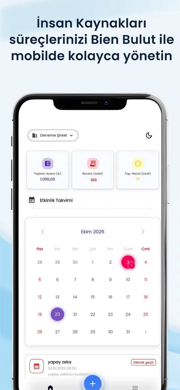 Screenshot #1 pour Bien Bulut İnsan Kaynakları