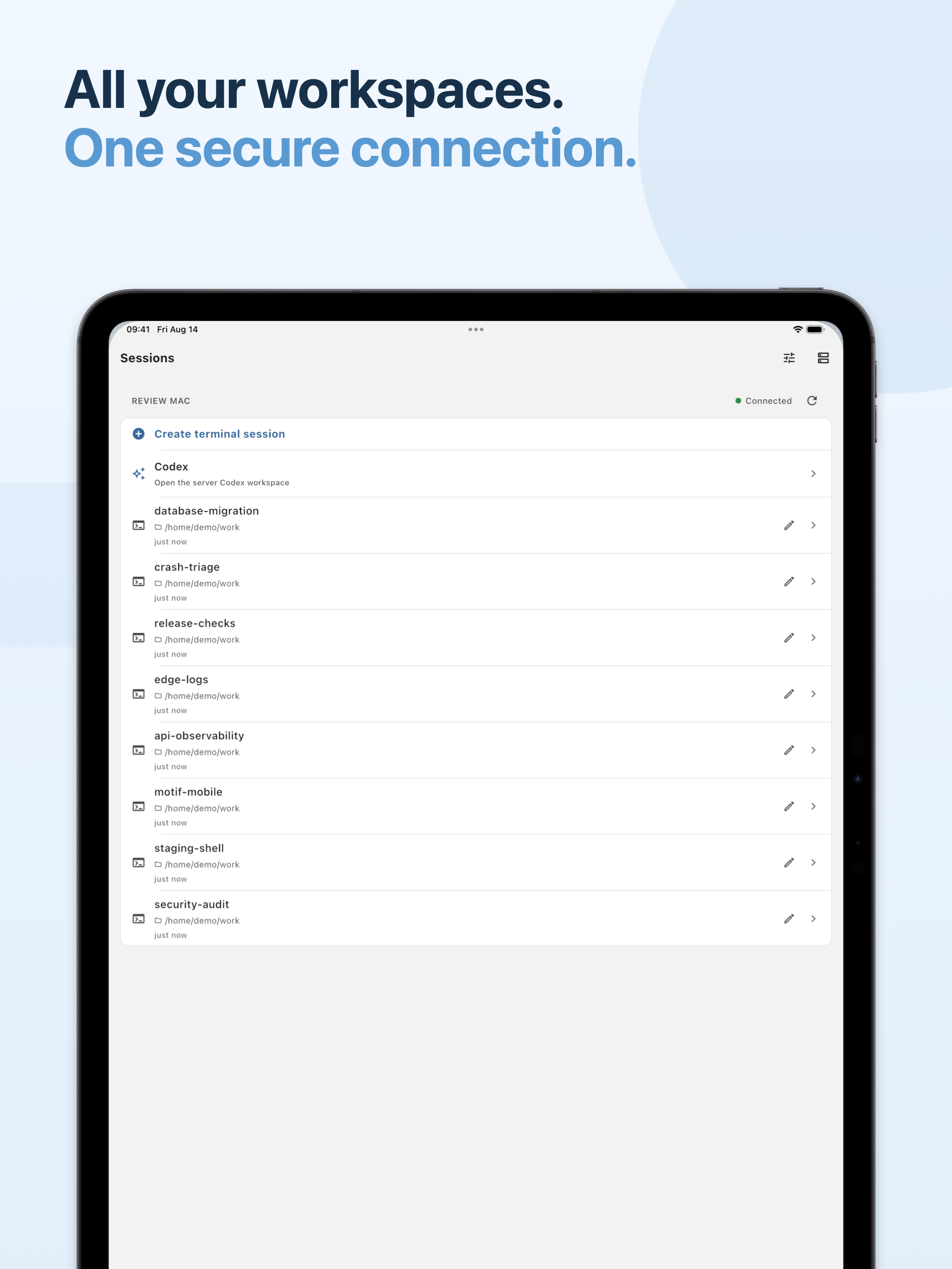 Motif - SSH & Codex screenshot 10