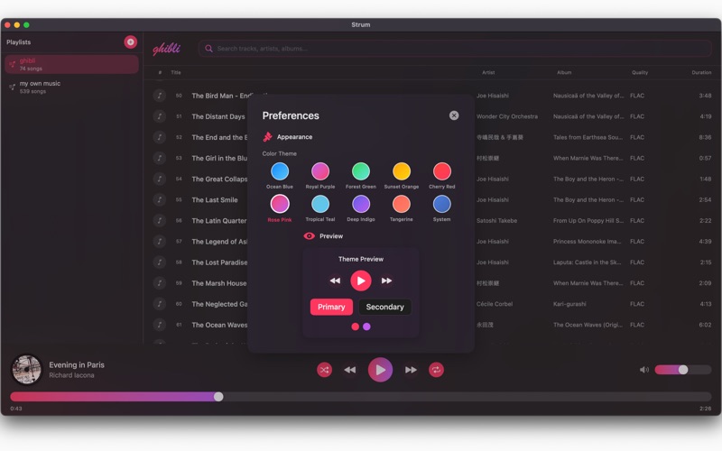 Strum Music Player screenshot