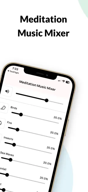 Meditation Music Mixer screenshot 1