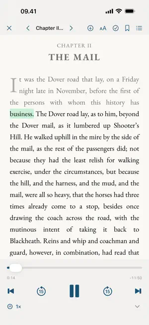 Filiread: Great Books, Aloud screenshot 1