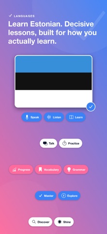 Speak Estonian - NowFluency Screenshot 1 of 8