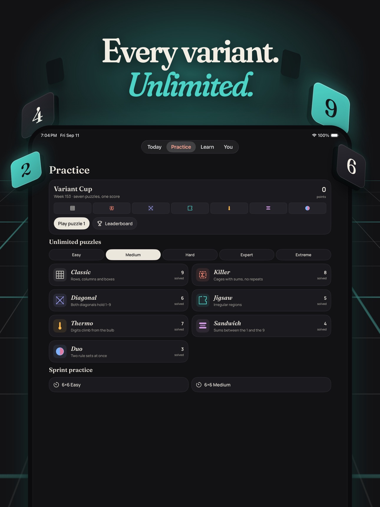 Screenshot 10 of Ninefold: Daily Variant Sudoku