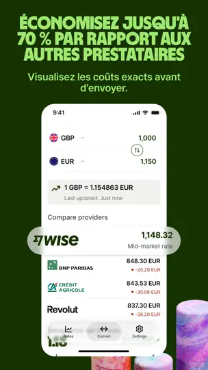 Capture d'écran de Convertisseur De Devises Wise sur iPhone 2