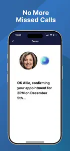 SimplyWise: AI Receptionist screenshot #2 for iPhone