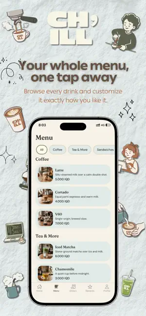 CHILL cafe screenshot 4