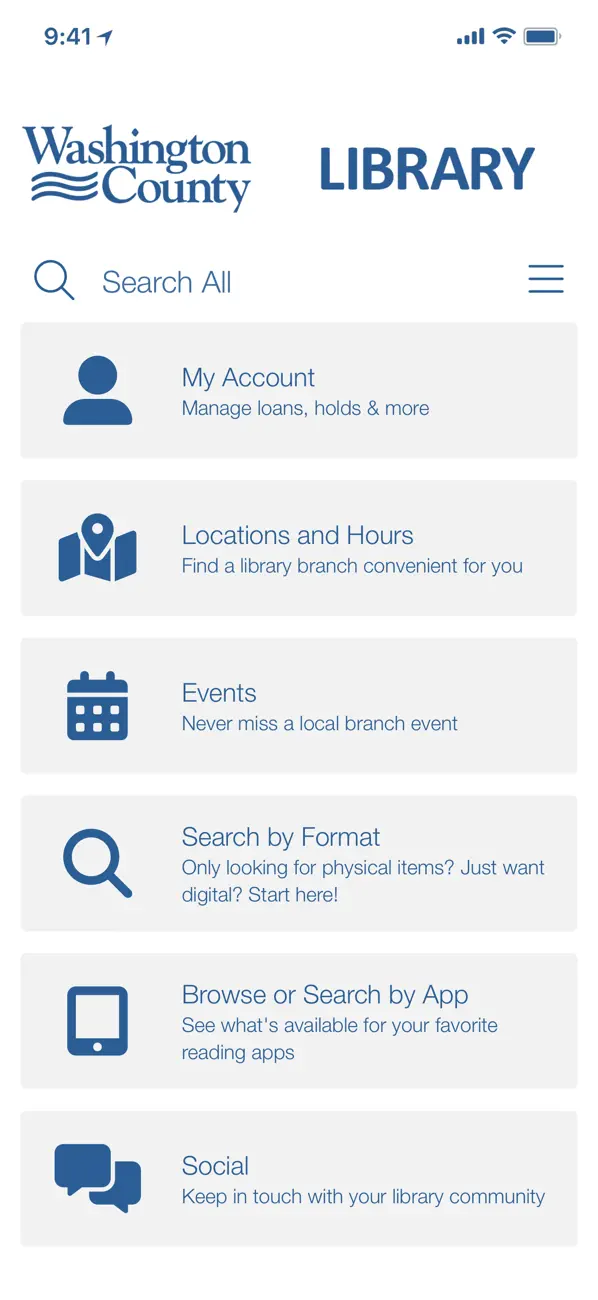 Screenshot #1 pour Washington County Library