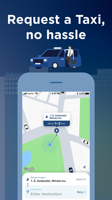 Screenshot #1 pour GO / Taxi app for Japan