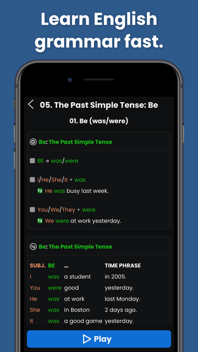 English Grammar Star: Games Screenshot