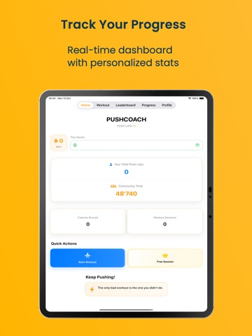 PushCoach - Push Up Counter iPad screenshot