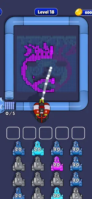 Pixel Loop Color Shooter screenshot 1