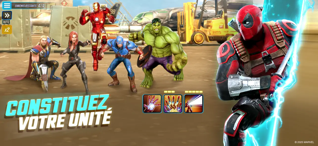 MARVEL Strike Force: Squad RPG Hack screenshot 1 - iOS game interface
