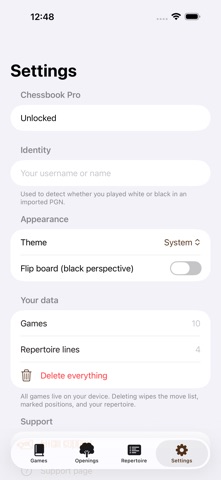 Chessbook PGN Library iPhone screenshot