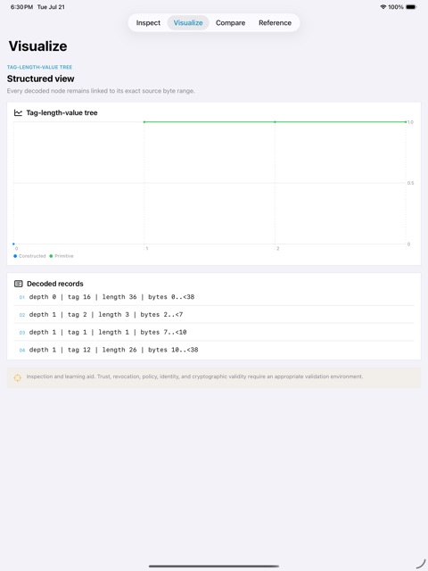 Derweave: ASN.1 Explorer screenshot 4