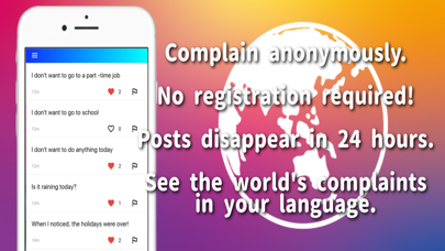 WorldShake - World complaints Screenshot