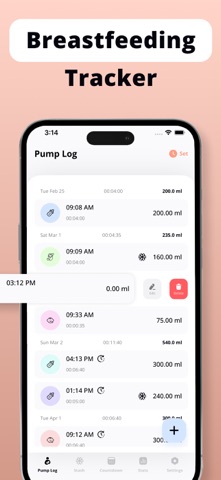 Breast Pumping Tracker - Lacta Screenshot 1 of 4