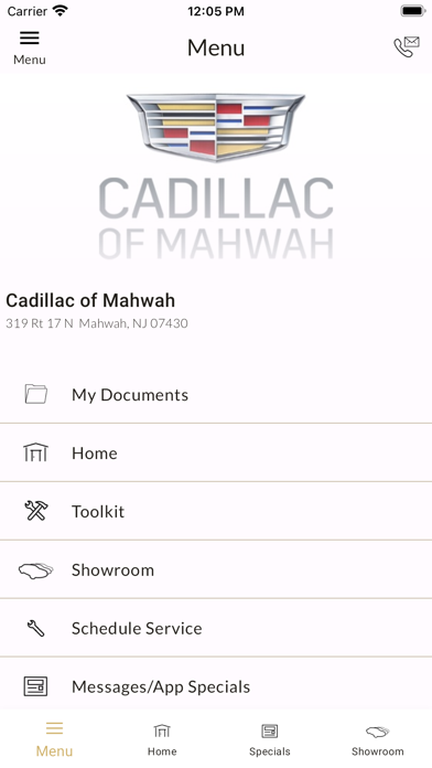 Cadillac of Mahwah DealerApp Screenshot