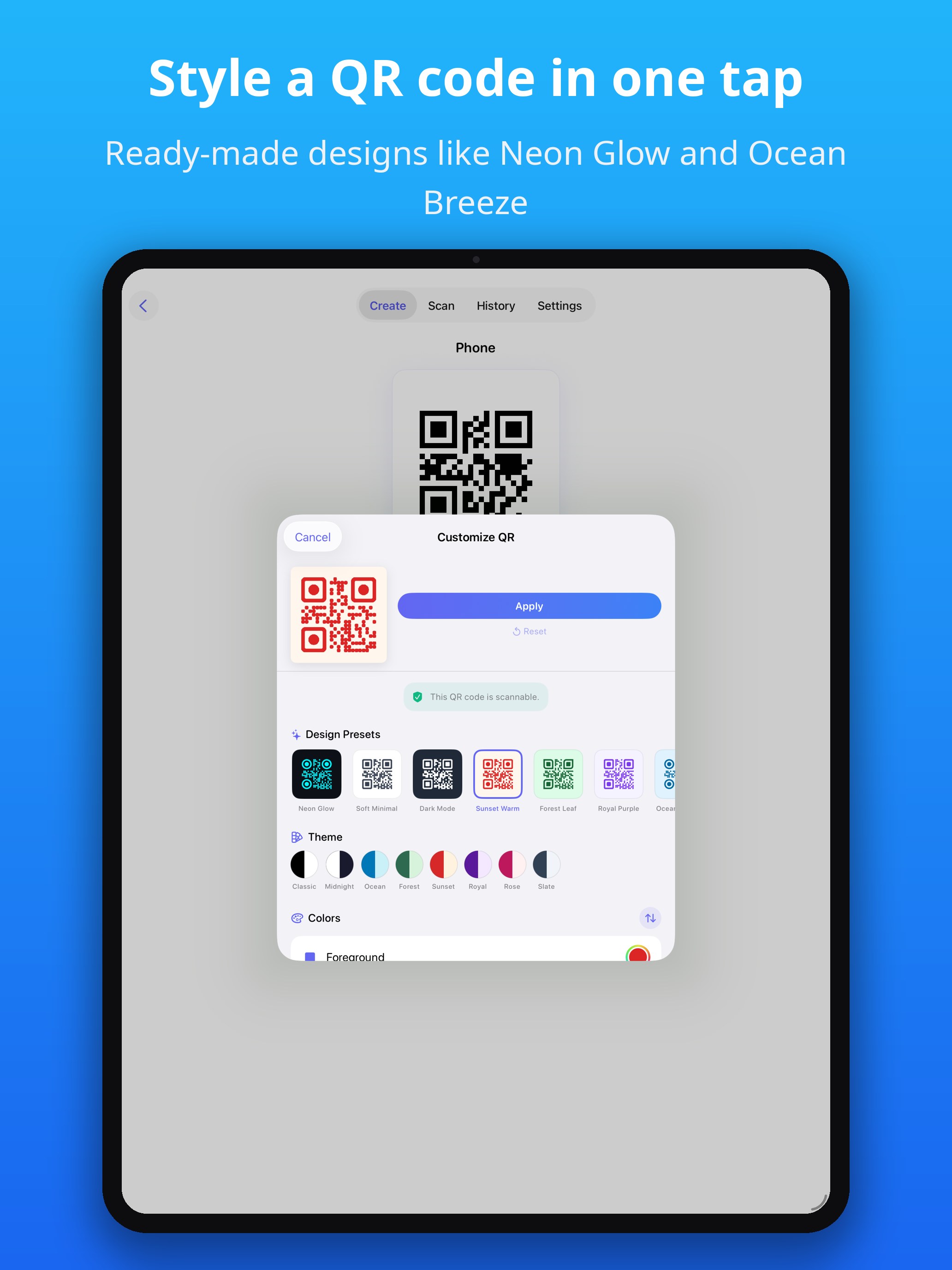 QR Generator & Scanner - QRPal