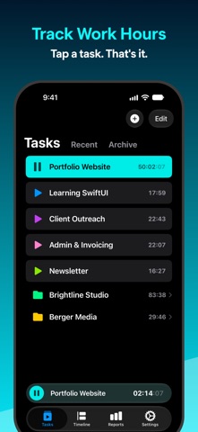 Timemator: Time Tracker Screenshot 1 of 7