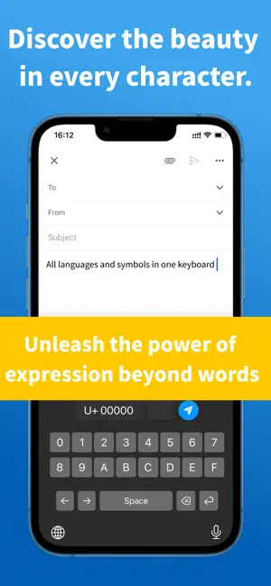 Unicode Keyboard Type All Char screenshot 3