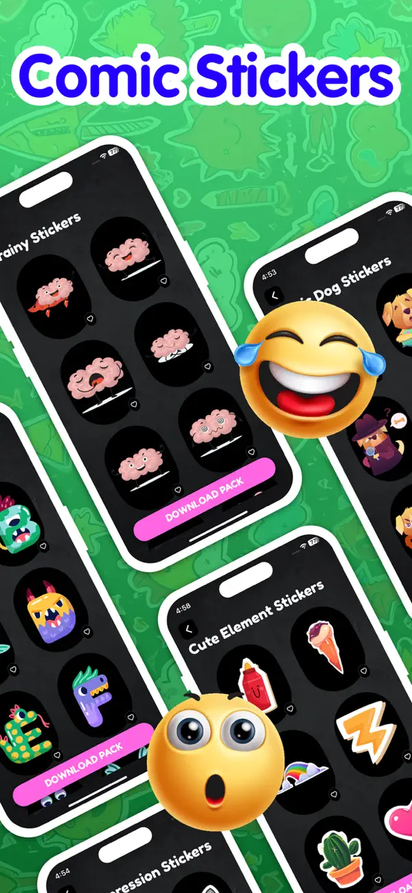 Screenshot #2 pour Sticker Maker, GIFs, Memes