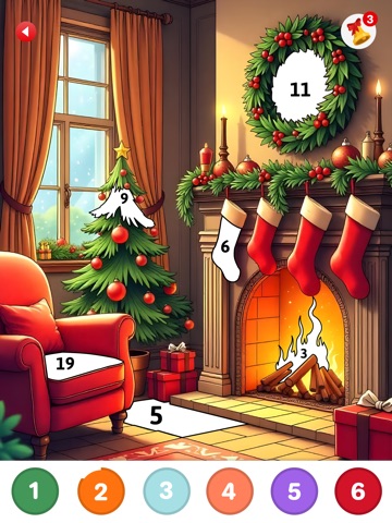 Aesthetic Art Christmas Color iPad screenshot