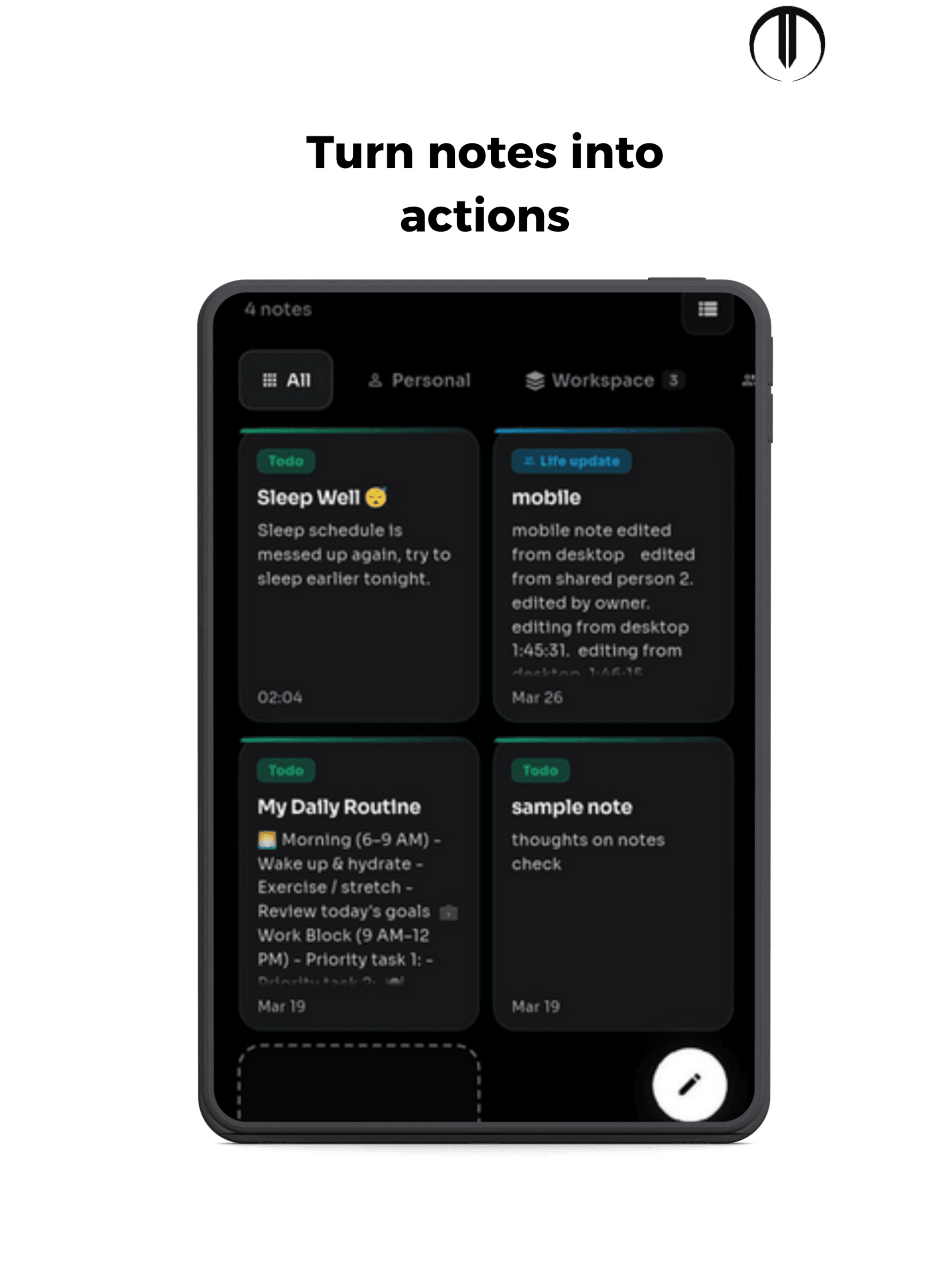 Cognize: Notes & Planner