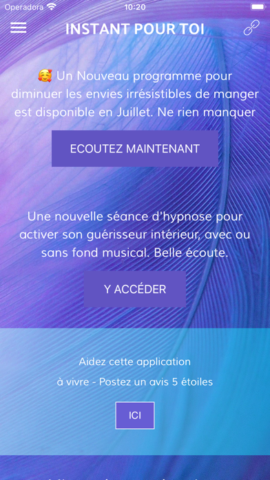 Instant pour toi - Hypnose Screenshot