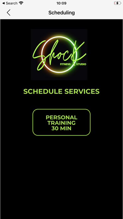 Screenshot 3 of Shock Fitness Studio App