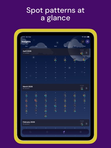 Snore recorder app - Snorely iPad screenshot