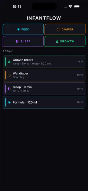 InfantFlow: Care & Growth Log screenshot 4
