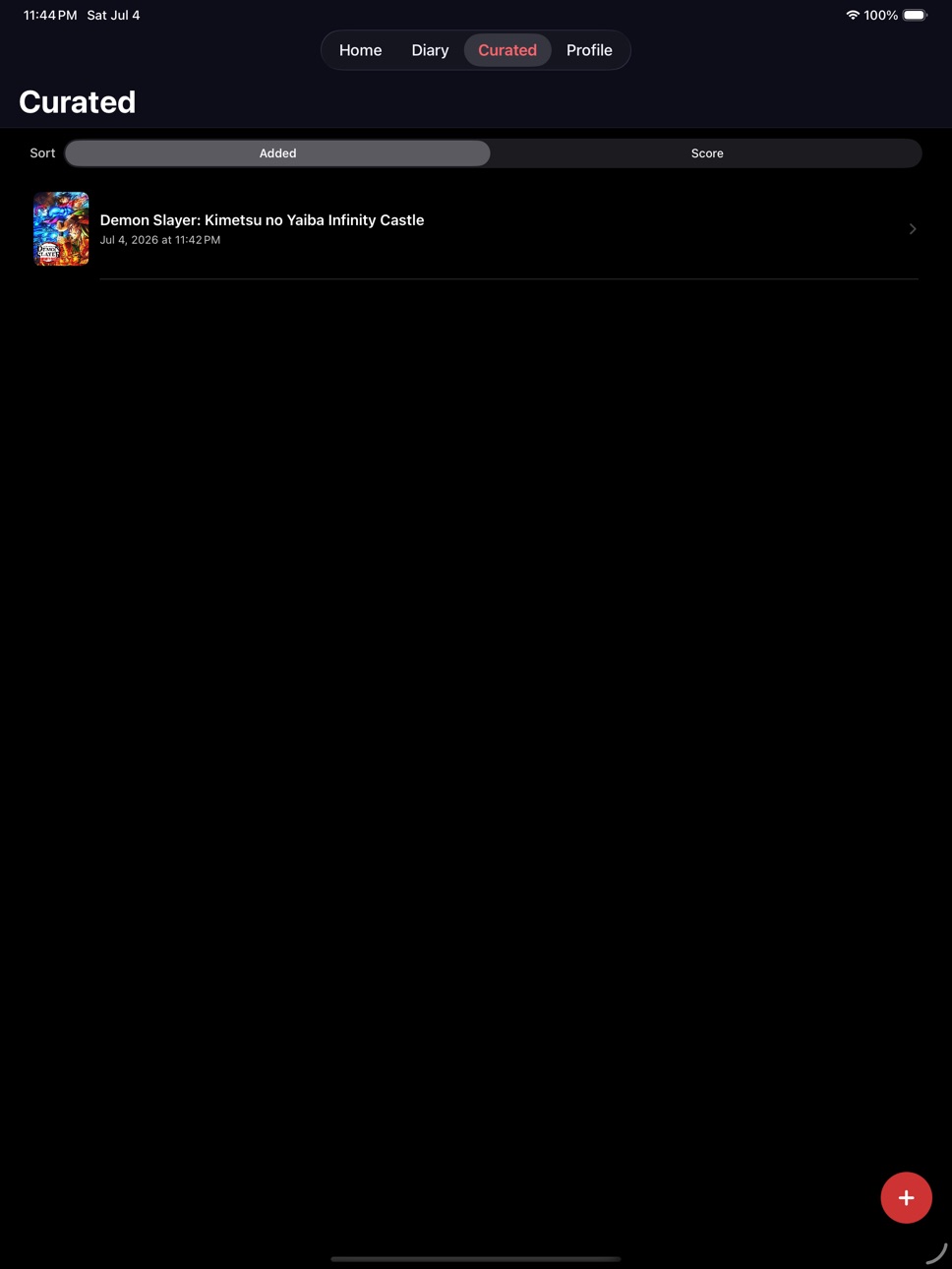 iPad screenshot