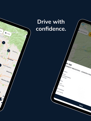 California Roads iPad screenshot
