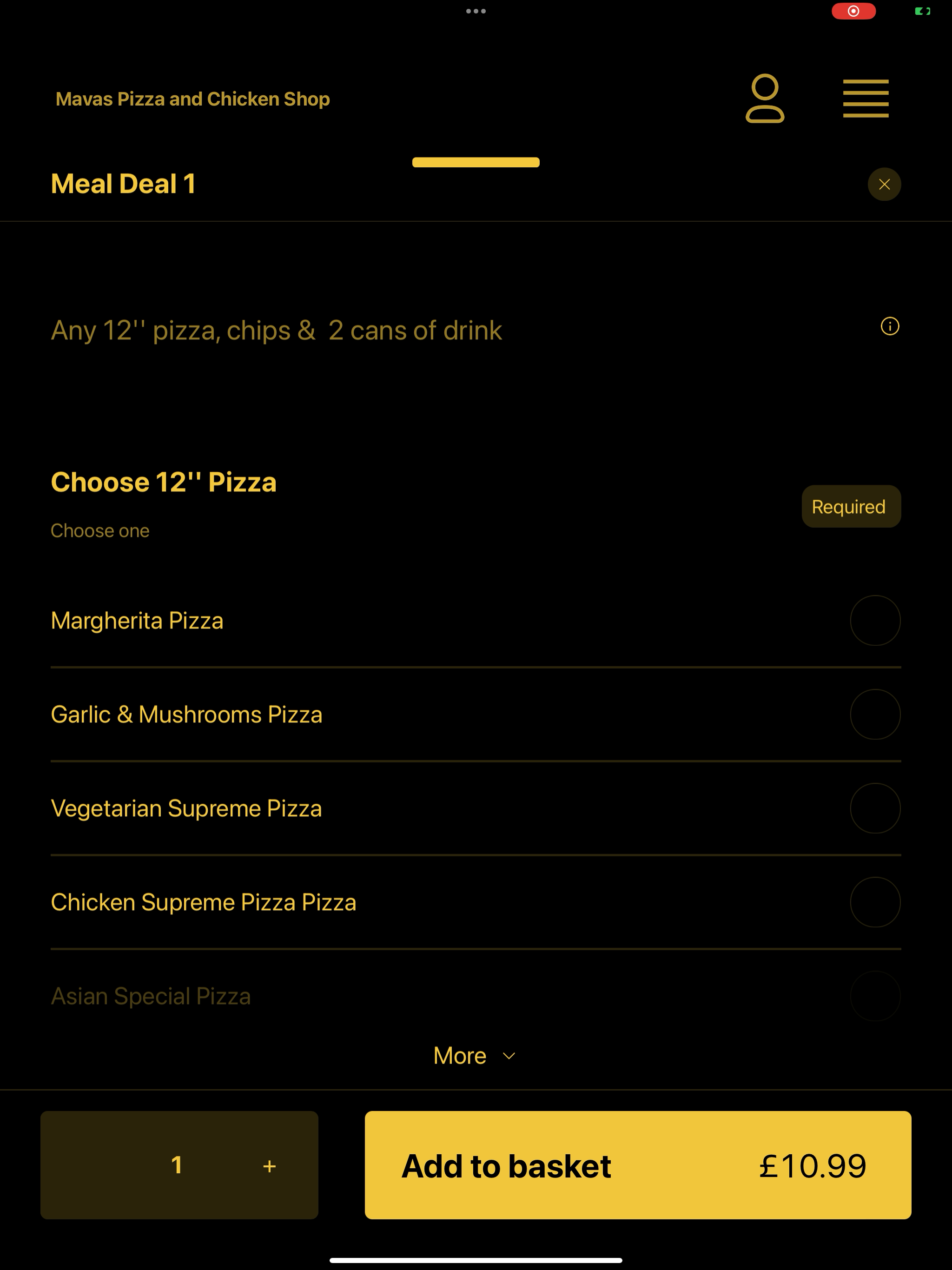 Mavas Pizza and Chicken Shop